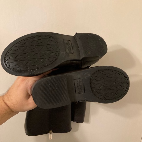 Michael Kors Emma Claire Leather Designer Boots Zipper Riding Boot Brown Size 3 - Picture 7 of 7